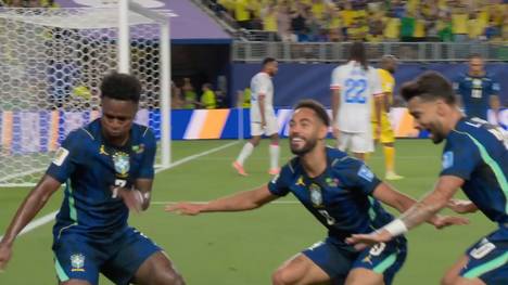 Brasilien-Stürmer Matheus Cunha war mit seinem Doppelpack gegen Haiti mitentscheidend. Einst sorgte der 27-Jährige bei der Hertha und Leipzig für Torgefahr.