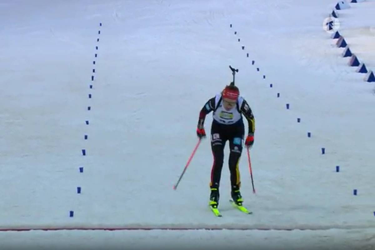 1,7 Sekunden sorgen für einen Biathlon-Thriller