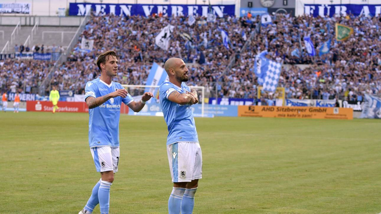 1860 feiert Sieg im Grünwalder