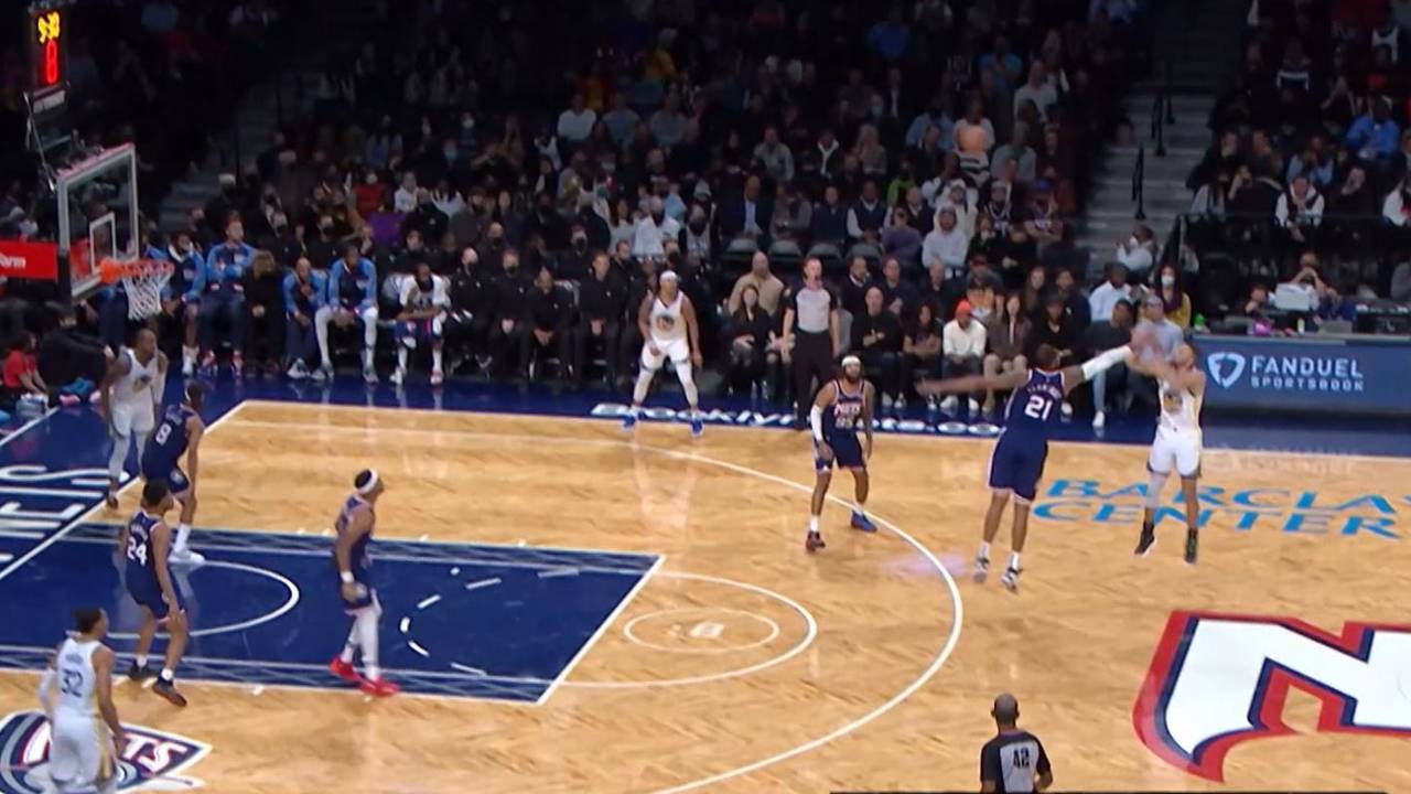 NBA: Warriors-Sar Steph Curry mit irrer Dreier-Show gegen die Brooklyn Nets