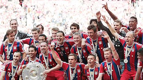 Der FC Bayern wurde in der Saison 2013/2014 Deutscher Meister
