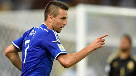 Vedad Ibisevic spielte bislang 58 Mal für die Nationalelf von Bosnien und Herzegowina
