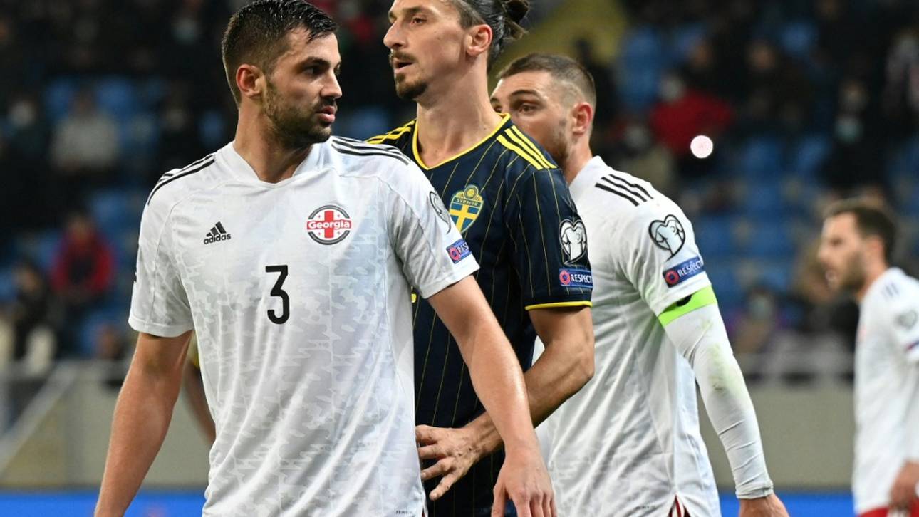 Bei Ibrahimovic-Comeback: Georgien schockt Schweden