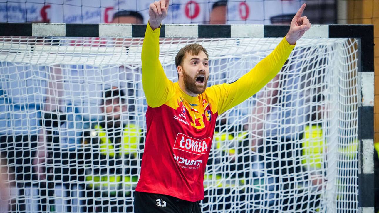 Andreas Wolff zwischen den Pfosten des KC Kielce