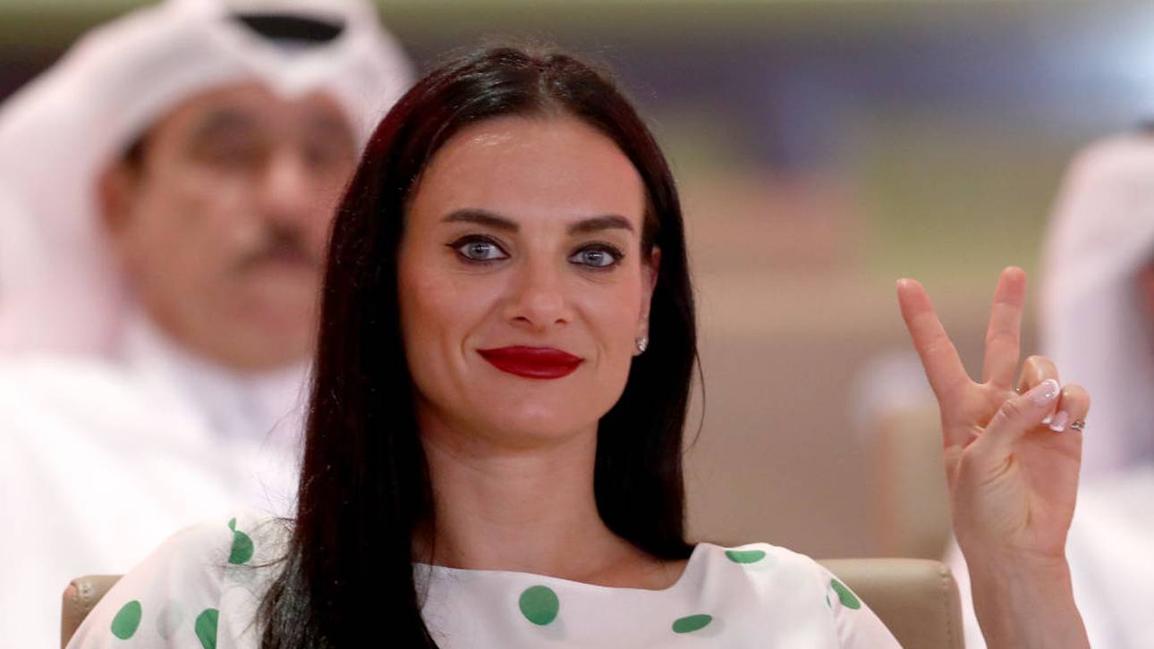 Jelena Issinbajewa bei der Leichtathletik-WM 2019 in Doha