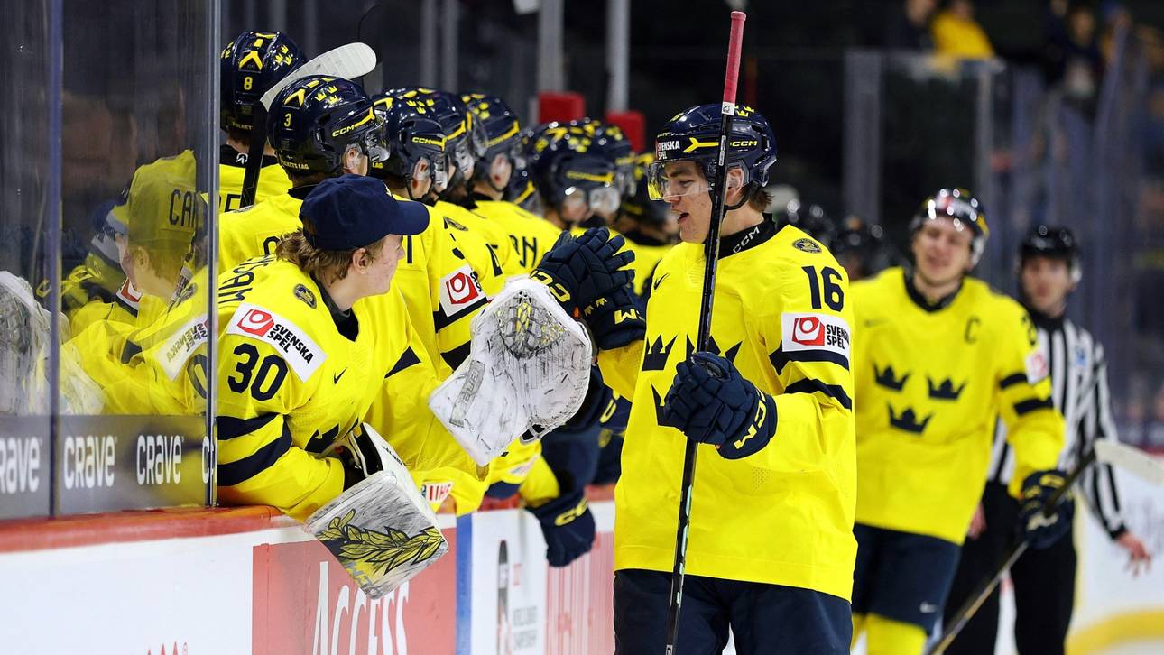 Eishockey: Schweden gewinnt U20-WM