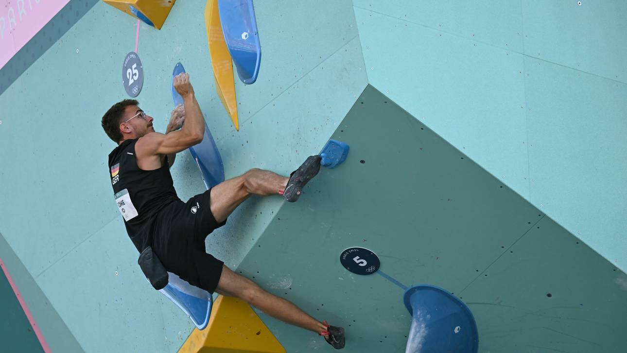 Deutsche Olympia-Kletterer zittern