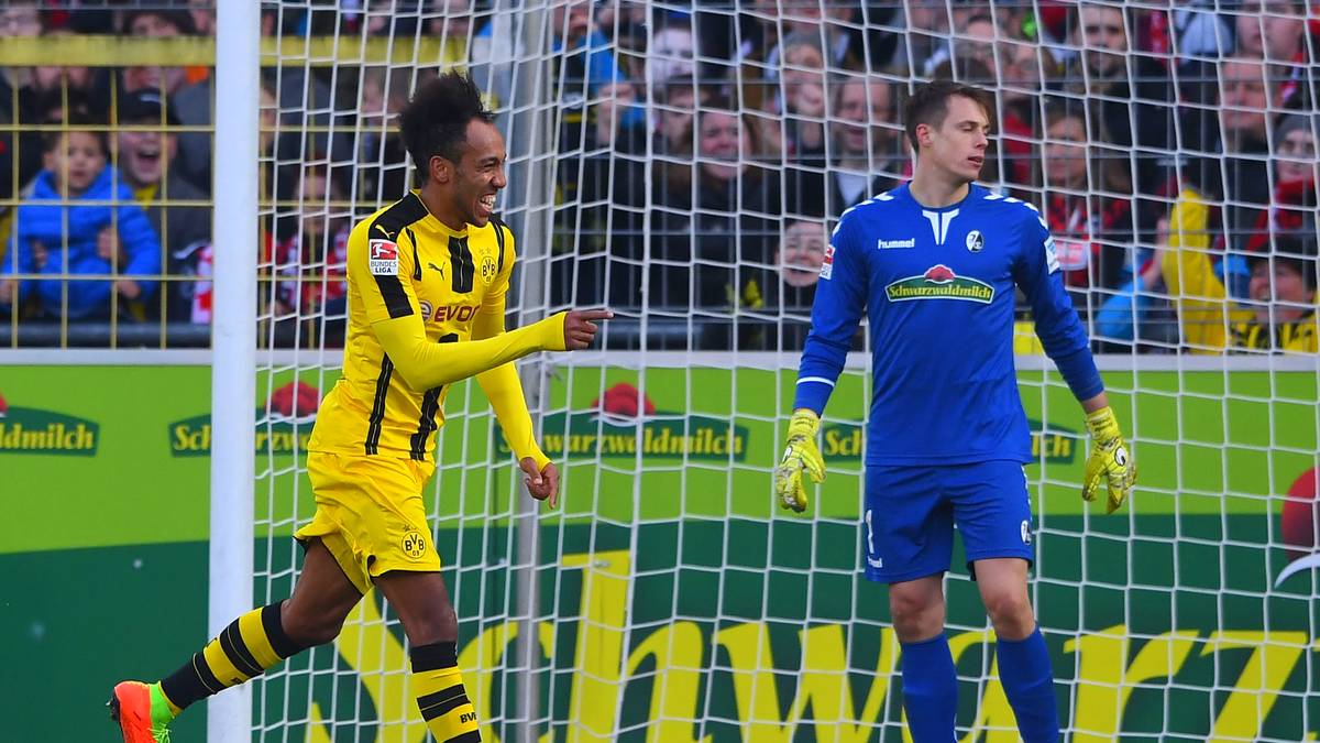 Etwas später legt Aubameyang sogar noch das 3:0 nach - gleichzeitig das Endergebnis