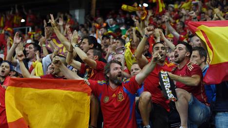 Nicht alle spanischen Fans feierten bei der EM friedlich