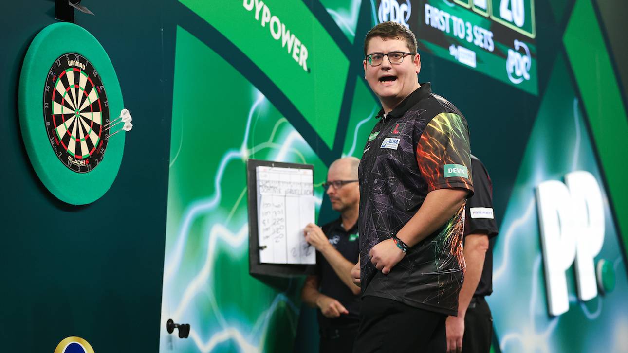 Dominik Grüllich hat bei den UK Open für eine Überraschung gesorgt