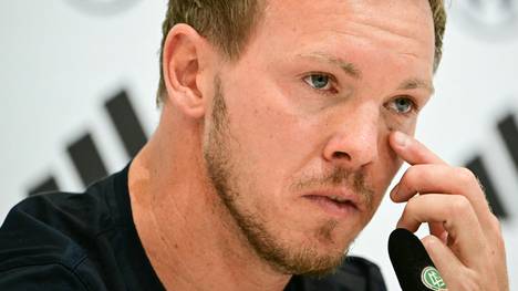 Nagelsmann bei der Abschluss-PK