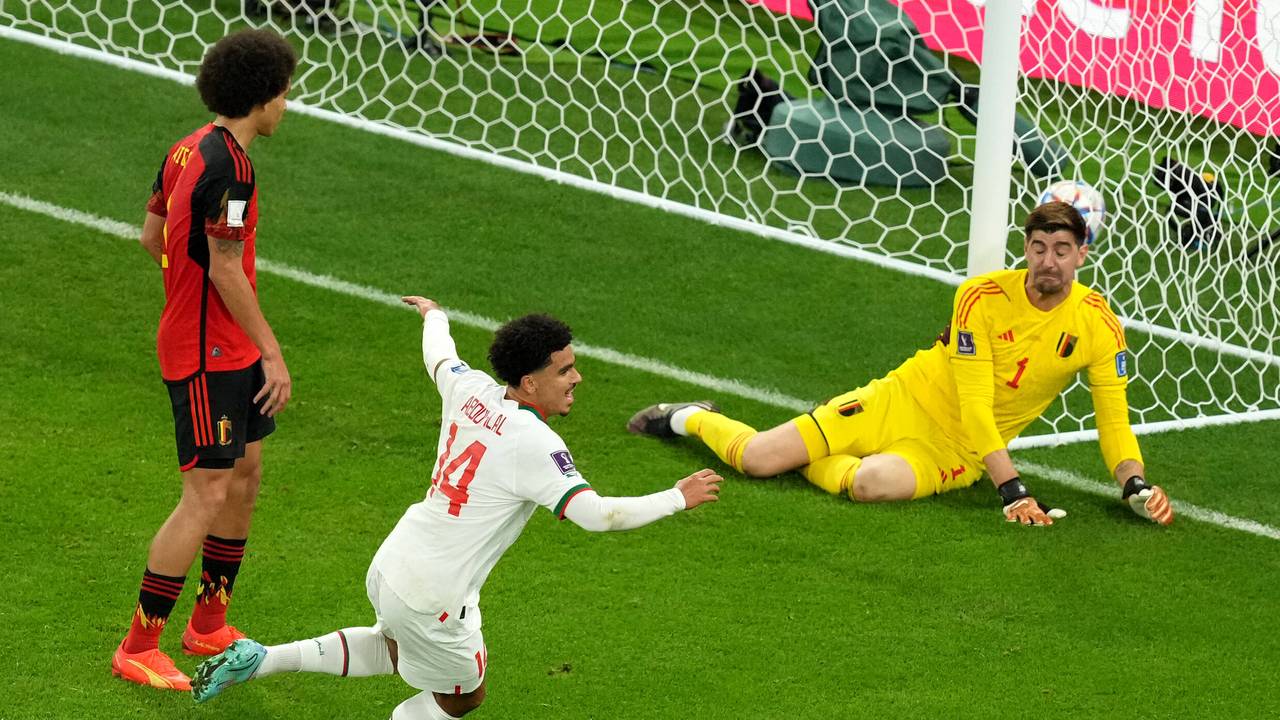 Marokko gewinnt mit 2:0 gegen Belgien