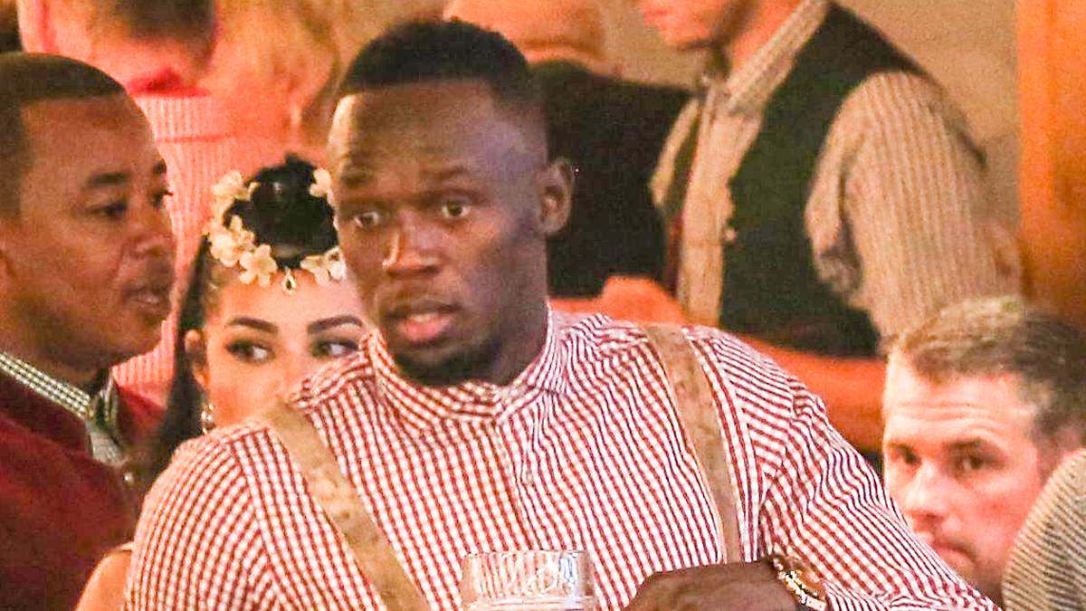 Bei seinen vorherigen Besuchen war der Jamaikaner noch aktiver Sportler, hatte aber bereits vor einem Jahr angekündigt, die Wiesn als "Rentner" richtig kennen lernen zu wollen...