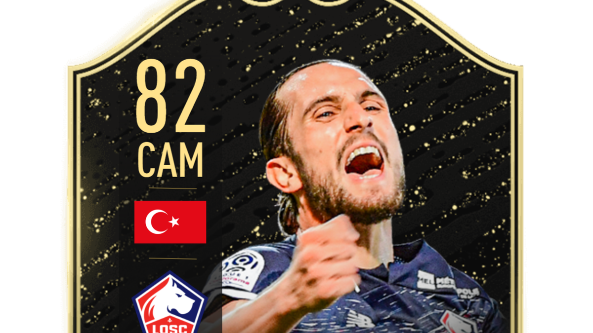 Yusuf Yazici (OSC Lille), Zentrales Offensives Mittelfeld: 82 (+4); Basis-Karte Gold Non Rare: 78