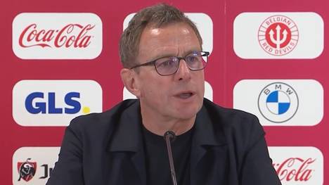 Österreich kam gegen Belgien nicht über ein mageres 1:1-Remis hinaus. Trotzdem zeigte sich Nationaltrainer Ralf Rangnick nach der Partie zufrieden mit der Leistung seiner Mannschaft.