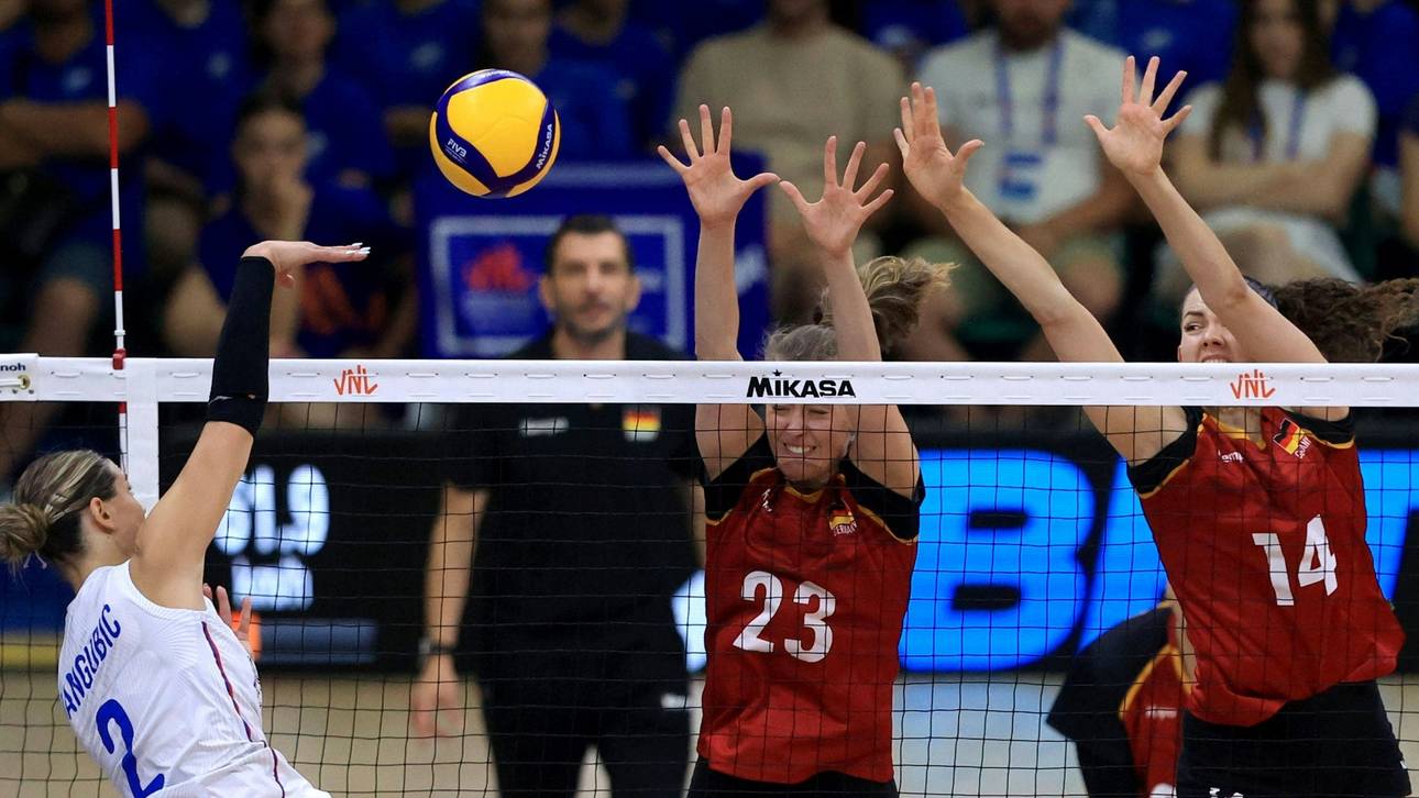 Deutsche Volleyballerinnen mit Coup