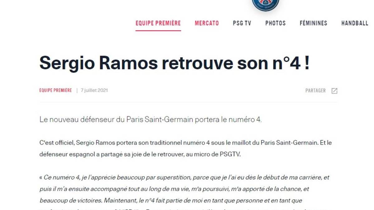 Sergio Ramos zu Paris Saint-Germain Wechsel perfekt