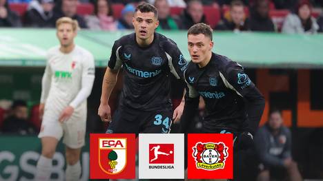 Bayer Leverkusen präsentiert sich auch in Augsburg weiter in Topform, der FCA aber wehrt sich nach Kräften. Ein genialer Moment von Granit Xhaka wird zum Dosenöffner.