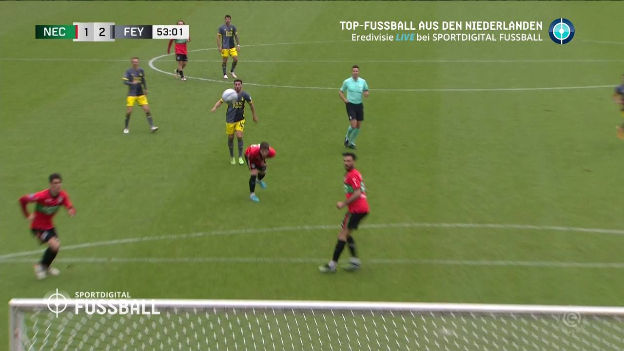 NEC Nijmegen verliert gegen Feyenoord Rotterdam in der Eredivisie