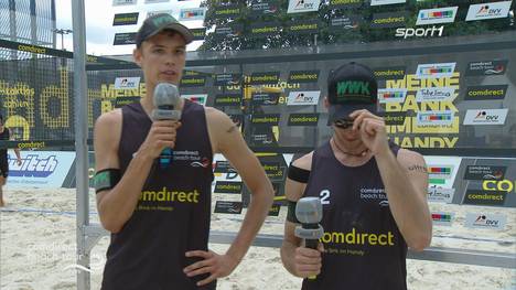 Die Beach-Vizeweltmeister 2019 Julius Thole & Clemens Wickler müssen sich in einem spannenden Halbfinale gegen Ehlers/Flüggen knapp mit 1:2-Sätzen geschlagen geben.