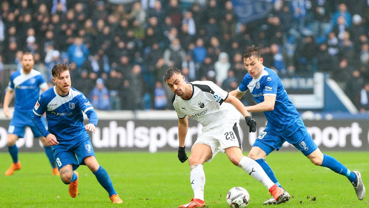 Sandhausen gewinnt Kellerduell