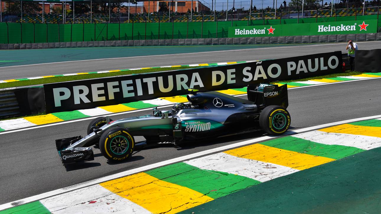 Rosberg landet erneut hinter Hamilton