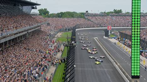 Die Indy 500 finden normalerweise vor 350.000 Zuschauern statt