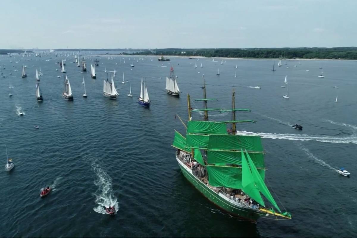 Kieler Woche: So spektakulär lief die Windjammerparade 2023