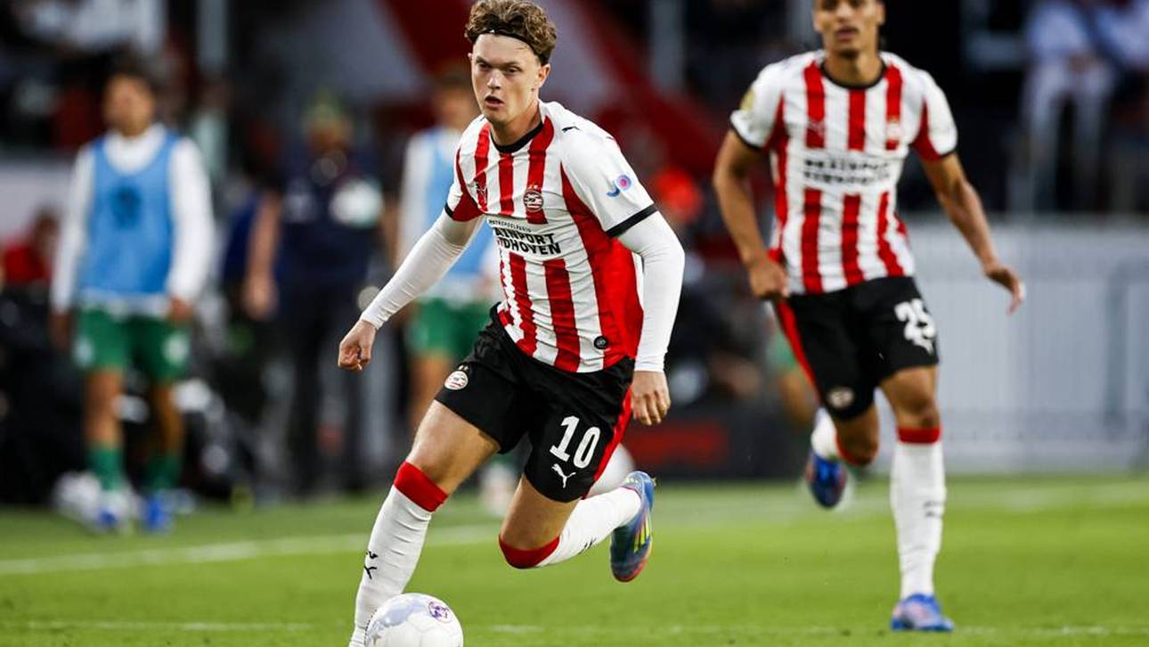 Paul Wanner feierte sein Debüt für die PSV Eindhoven