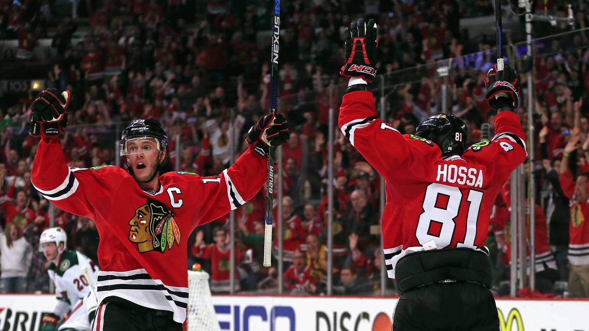 PLATZ 2, CHICAGO BLACKHAWKS: Das Pendant der Capitals im Westen sind die Blackhawks. Rund um ihre beiden Superstars Jonathan Toews und Patrick Kane ist das Team von Coach Joel Quenneville das Team, das es zu schlagen gilt