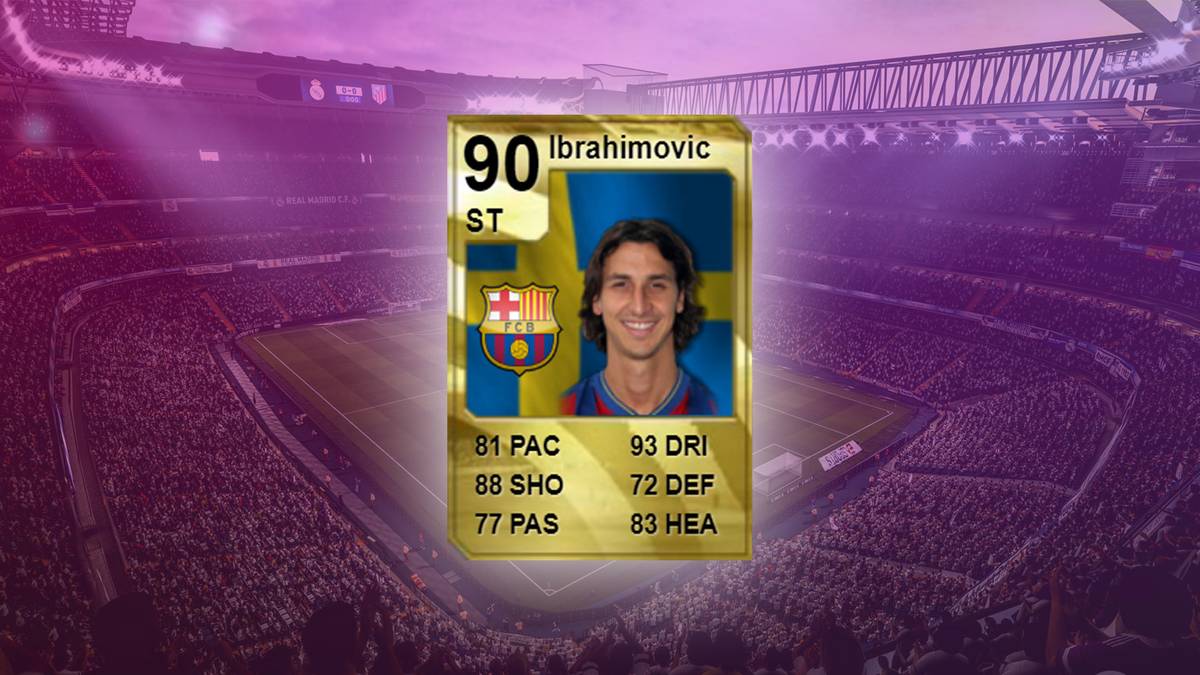 Trotzdem hielt es Ibra insgesamt zwei Jahre in Katalonien und bei Barca. Auch in seinem zweiten Jahr blieb die Leistung wie auch die Gesamtstärke bei FUT konstant