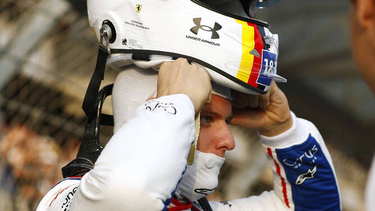 Mick Schumacher beim letzten Formel 1 Rennen in Abu Dhabi
