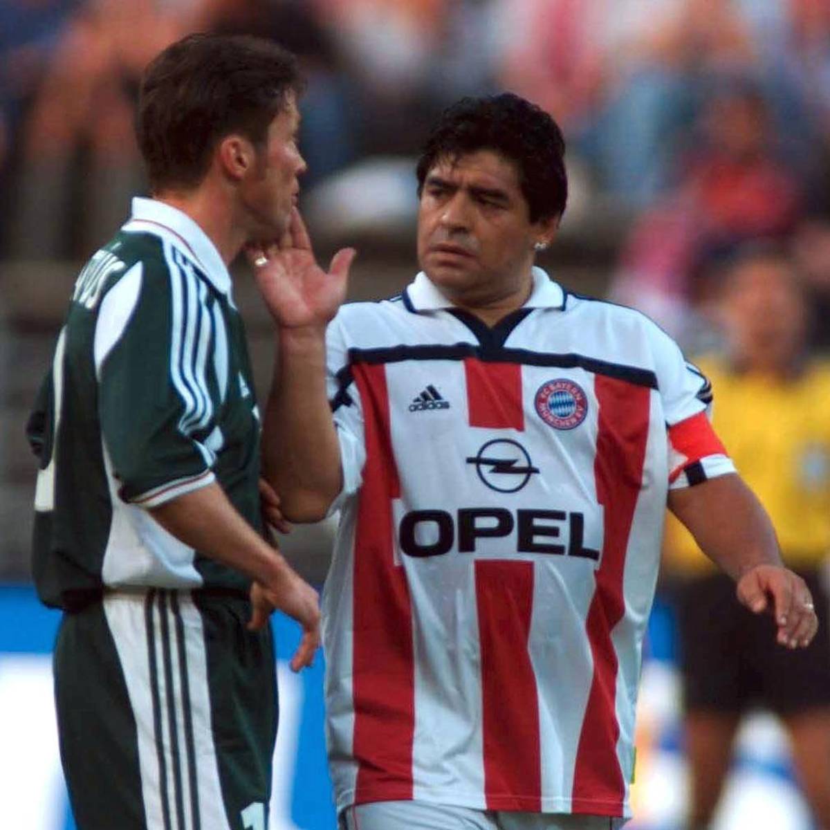 Diego Maradona Fuhrt Fc Bayern Bei Matthaus Abschied Als Kapitan An