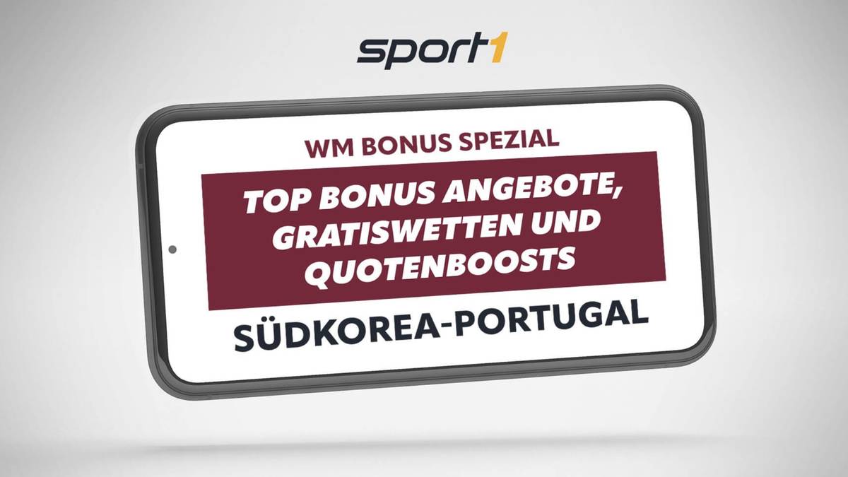 Südkorea - Portugal Wetten - WM Gratiswette, Boost & Bonus