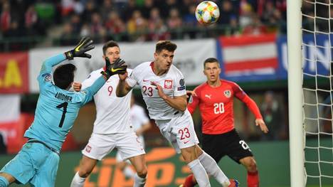 Österreich hat das erste Spiel gegen Polen verloren