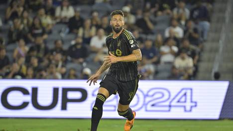 Olivier Giroud absolvierte seine ersten Minuten für den Los Angeles FC. Nach seinem Wechsel aus Mailand freut sich der Franzose über den Einsatz, braucht allerdings noch Zeit zur Vorbereitung.