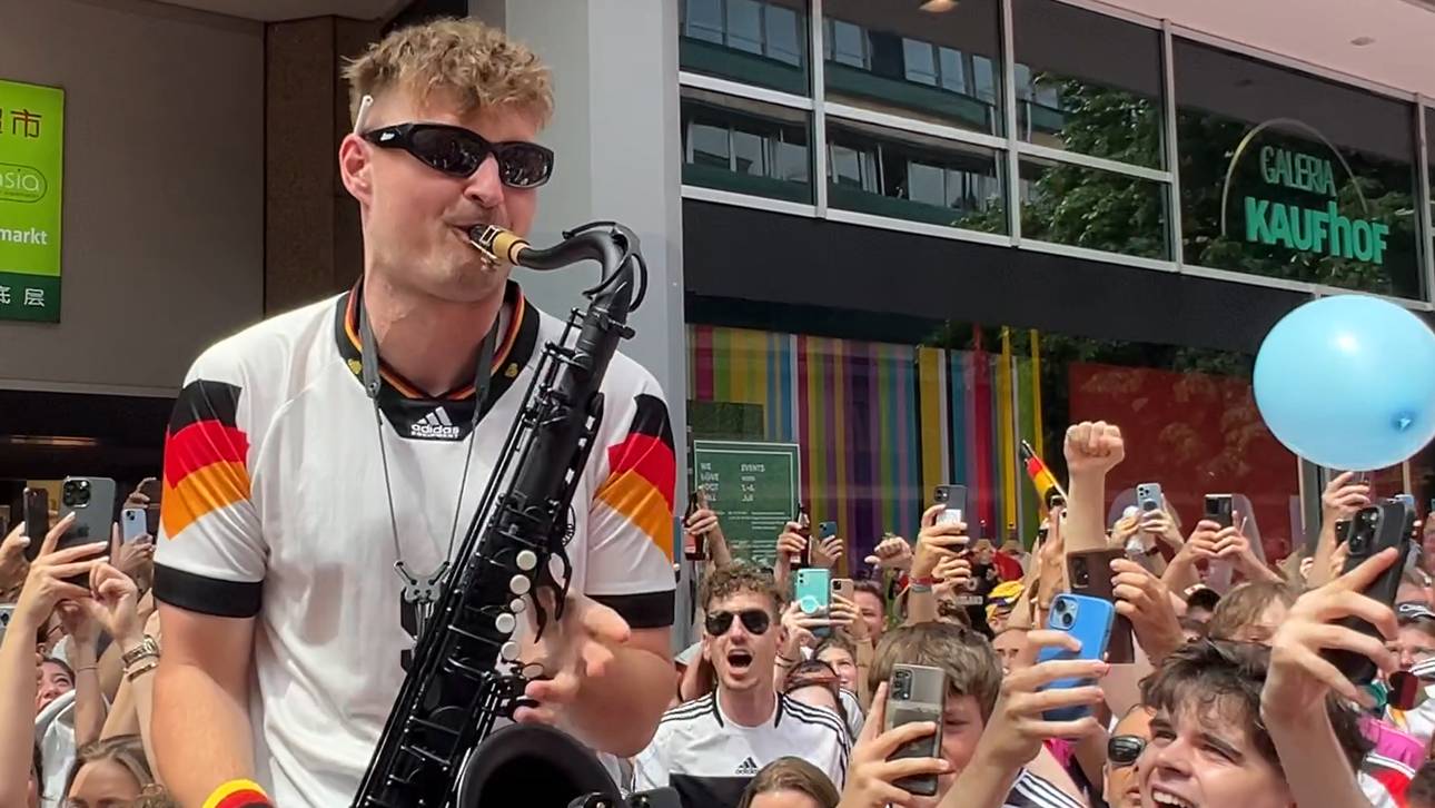 Saxophon-Star sorgt für Chaos