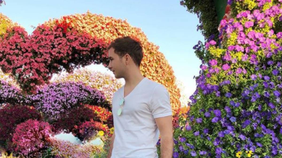 Wie schon im letzten Jahr verbringt Mario Götze Weihnachten und Neujahr in Dubai