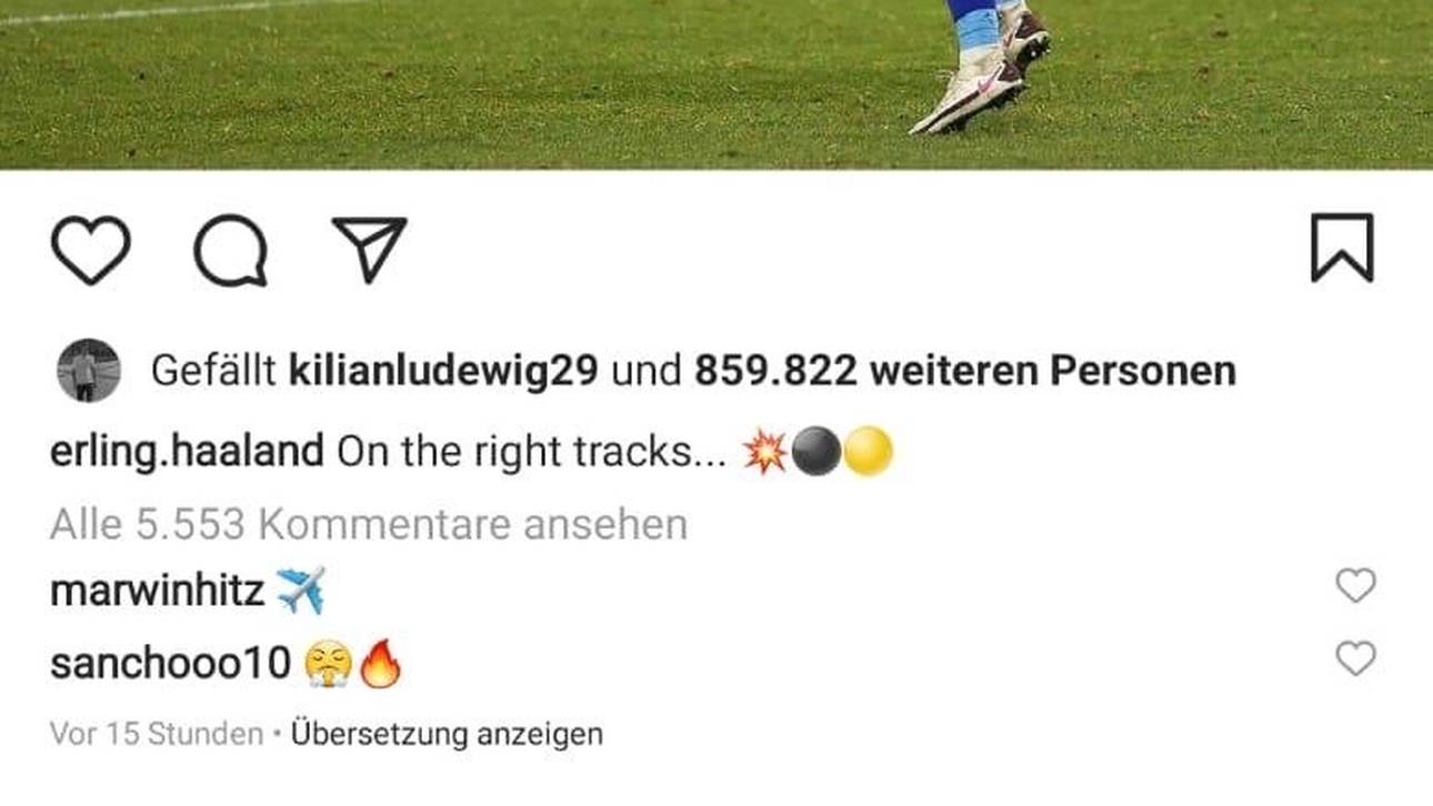 Erling Haaland trifft, Kilian Ludewig likt