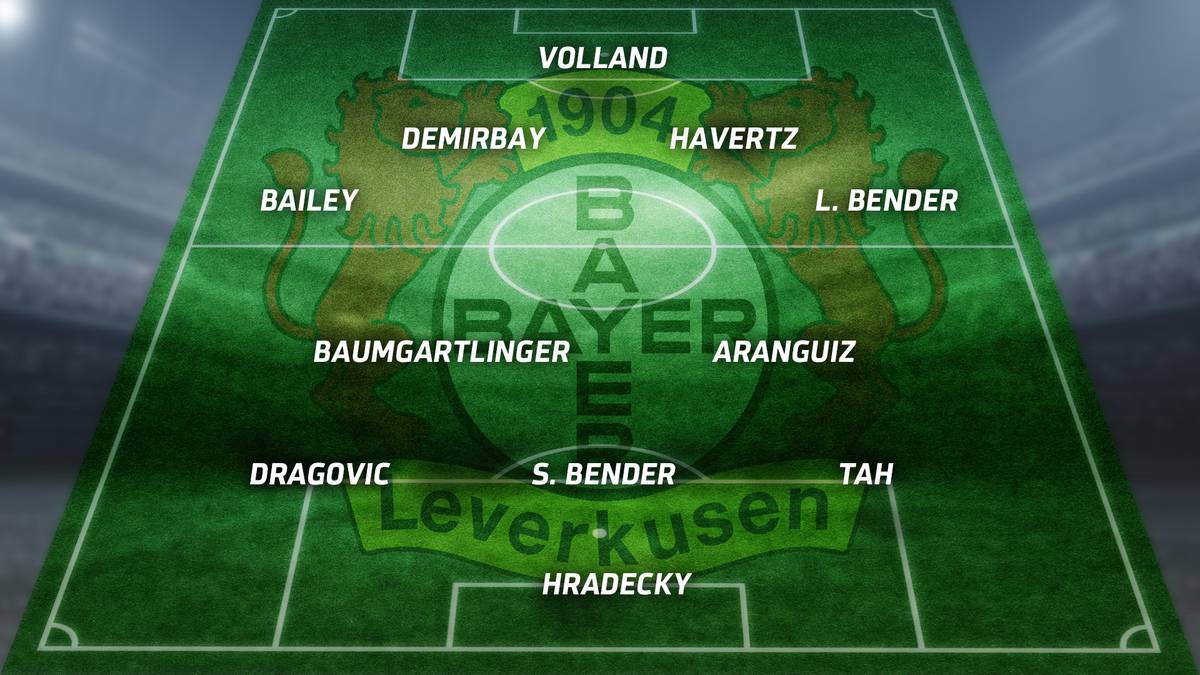 BAYER LEVERKUSEN - SC PADERBORN (Samstag, 15.30 Uhr): Rekordtransfer Kerem Demirbay hat es gleich unter die besten Elf geschafft, der zweite Ex-Hoffenheimer Nadiem Amiri muss wohl wie Youngster Moussa Diaby zunächst auf der Bank Platz nehmen. Auch Karim Bellarabi muss um seinen Platz in der Startelf kämpfen