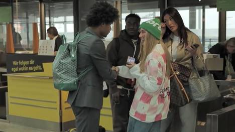 Sie sind mittlerweile unzertrennlich. So unzertrennlich, dass die Rapperin Loredana ihren Freund Karim Adeyemi sogar nach Madrid zum CL-Match begleitet. 