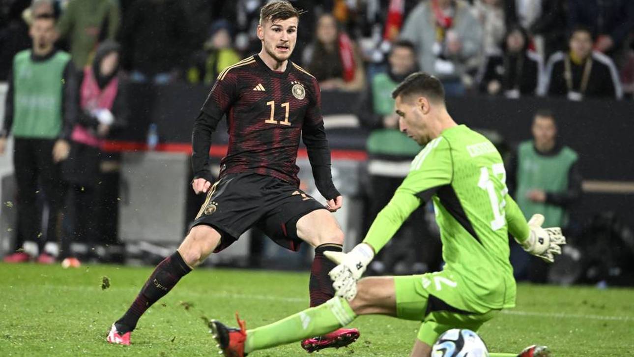 Werner bei seinem bis dato letzten Spiel für die DFB-Elf