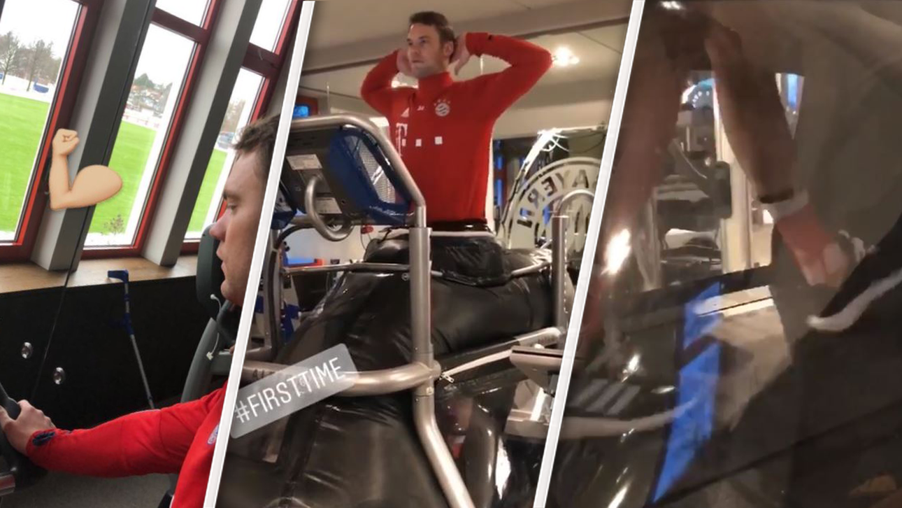 Neuer mit Fortschritten in der Reha