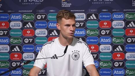 Kein Grund zum Feiern nach dem 100. Länderspiel für Joshua Kimmich. Mit Deutschland verspielt er eine Führung gegen Portugal und fliegt im Halbfinale der Nations League raus. Das machte den Kapitän richtig sauer.