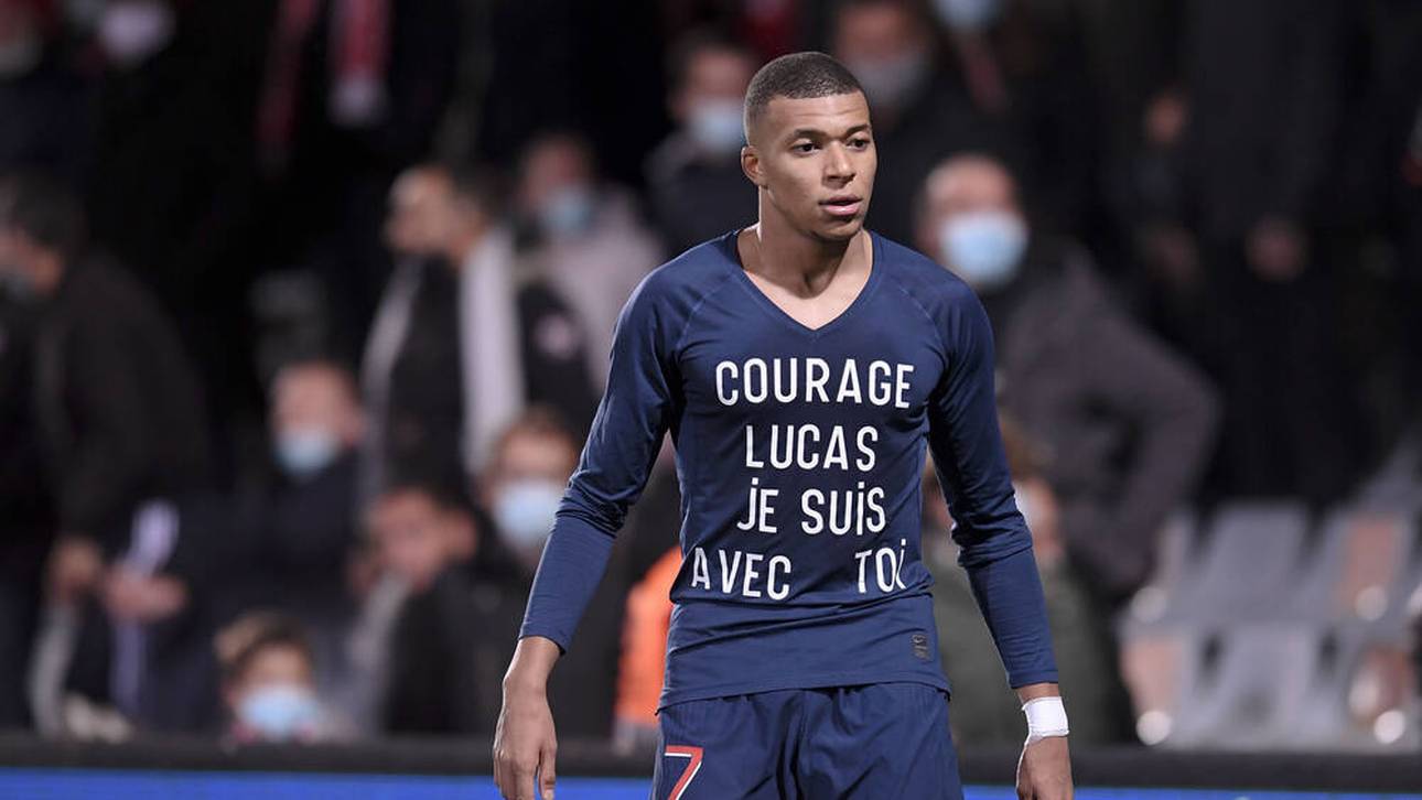 Mbappé mit Doppelpack und Botschaft