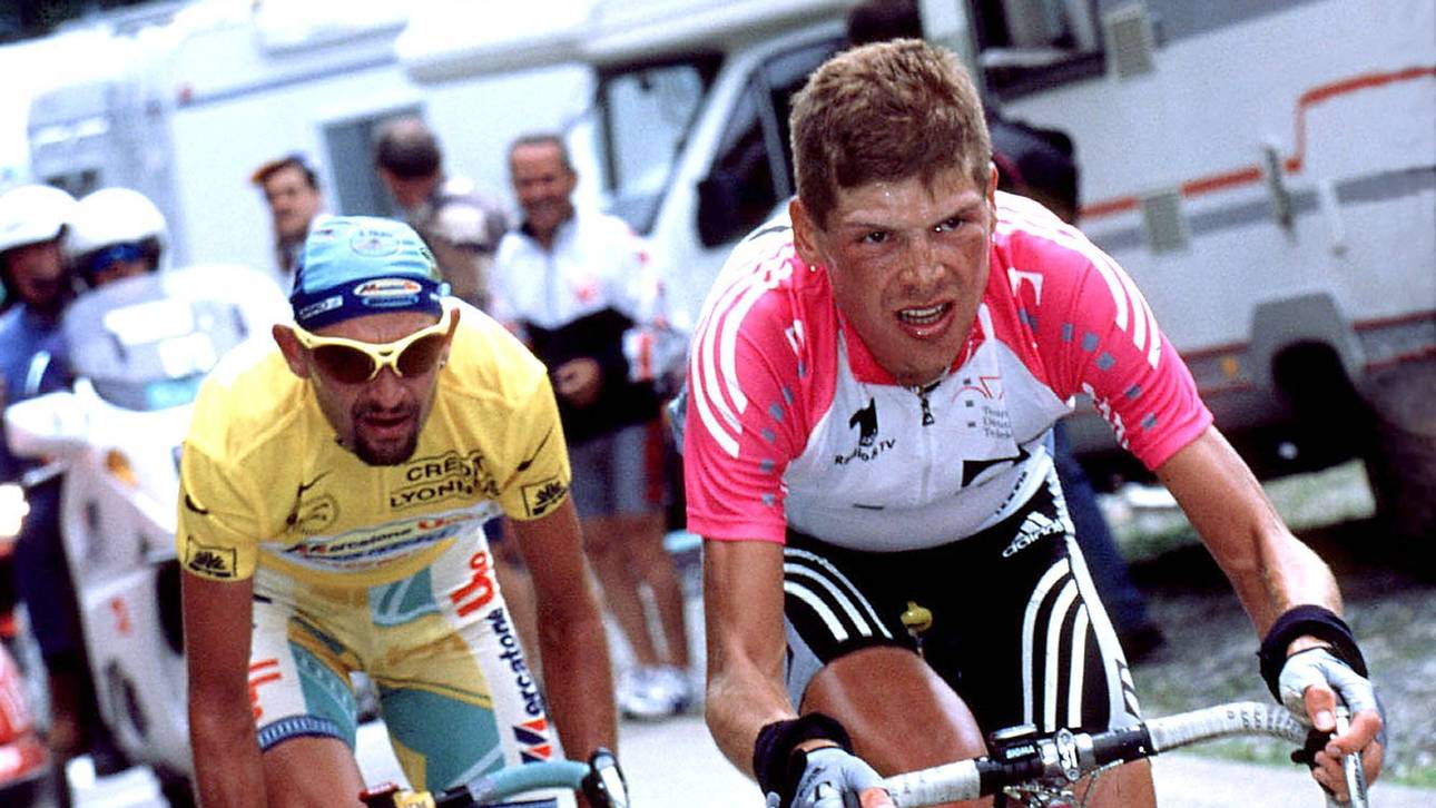 Jan Ullrich musste 1998 Marco Pantani den Sieg bei der Tour de France überlassen