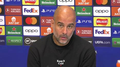 Der ehemalige Dortmund-Stürmer Erling Haaland zerschießt mit Manchester City derzeit die Premier League. Trainer Pep Guardiola wird deutlich, denn "die Zahlen sprechen für sich".