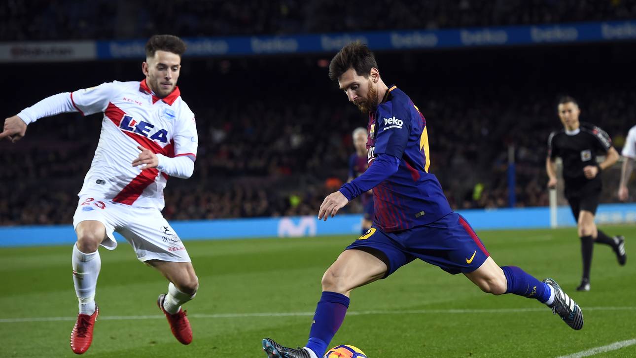 Messi rettet Barca den Sieg