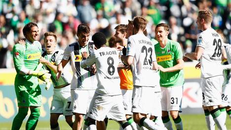 Borussia Mönchengladbach erobert mit dem zwölften Saisonsieg den zweiten Platz