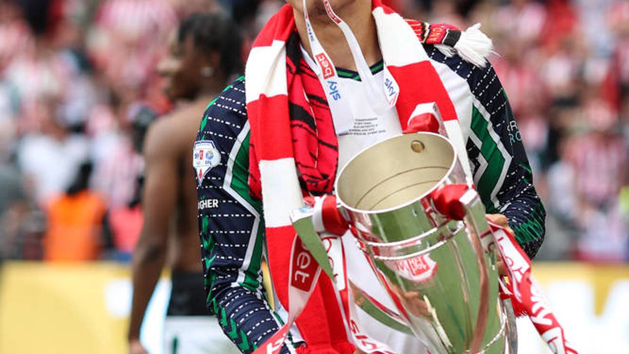 Jobe Bellingham beim Aufstiegsspiel von AFC Sunderland